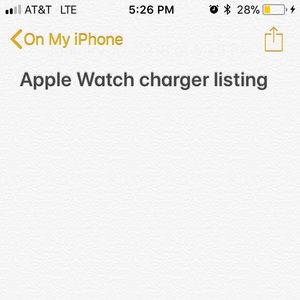RESERVED Apple Watch charger
